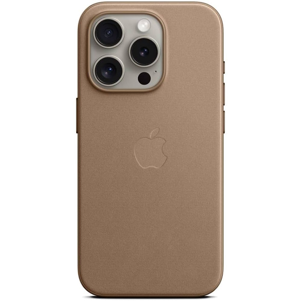 Qoruyucu örtük Apple iPhone 15 Pro FineWoven Case W/MagSafe Taupe MT4J3ZM/A — Çexollər, Bakı (4)