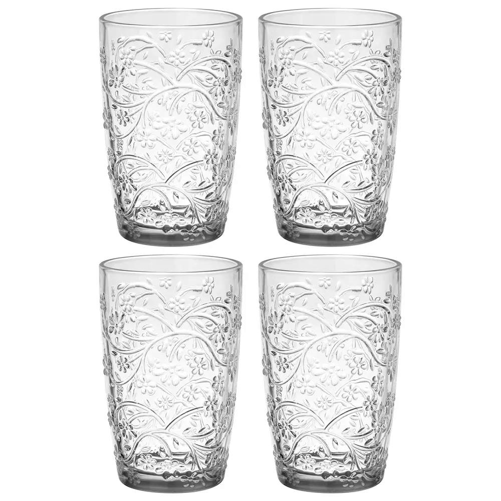 Stəkan dəsti Lefard Blossom, şüşə, 4 ədəd 370 ml (691-155) — Baku Electronics