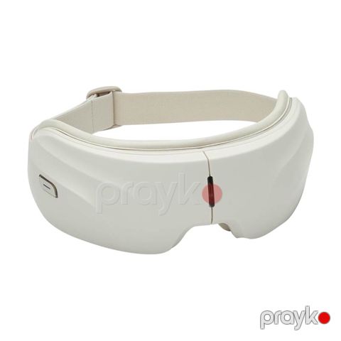 Porodo Rechargeable Eye Massager With Heat & Bluetooth Music - White — Bakı