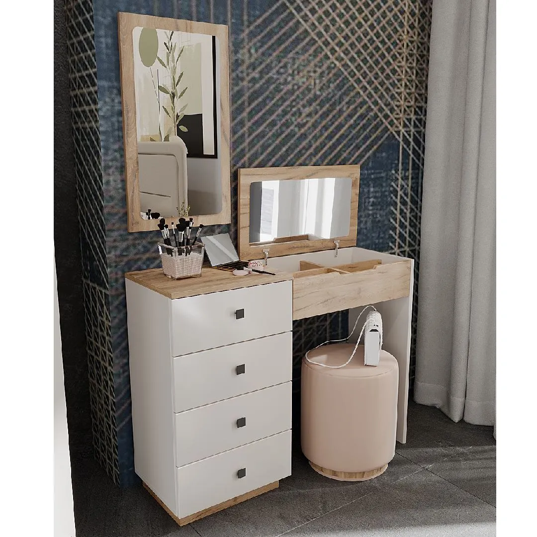 Trümo odunchu Kutahya Güzgülü 80x105x40 sm — Bakı
