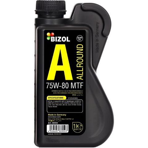 Sürətlər qutusu üçün yağ Bizol Allround Gear Oil MTF 75W-80 1 lt — Bakı