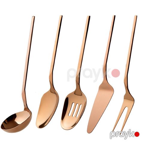 Mətbəx ləvazimatları dəsti Jumbo 5100 5 parça Titan bürünc 8682972002712 — Bakı
