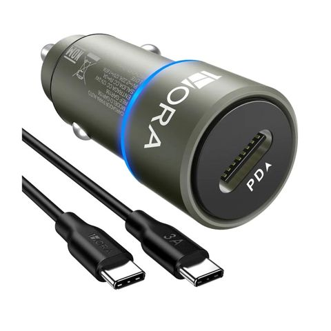 1Hora Car Charger Type-C PD20W GAR156G (Grey) — Bakı