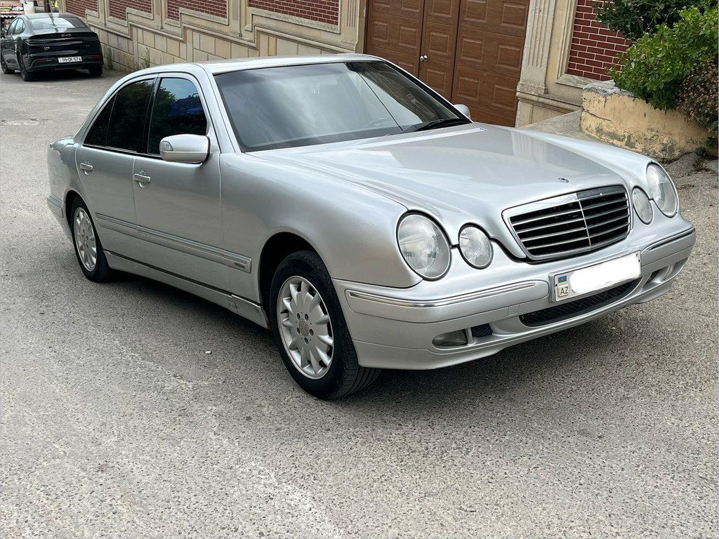 Mercedes E 220, 2.2 L, 2000 il, 440 000 km — Avtomobillər, Bakı (4)
