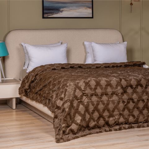 Yataq örtüyü Cehizçi Laura Grand TM-3-9 Qəhvəyi CK — Bakı