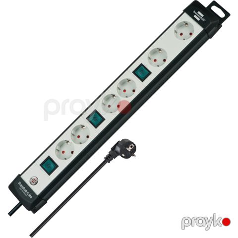 Uzadıcı Brennenstuhl Premium Line 6 Way 1951560600 — Bakı