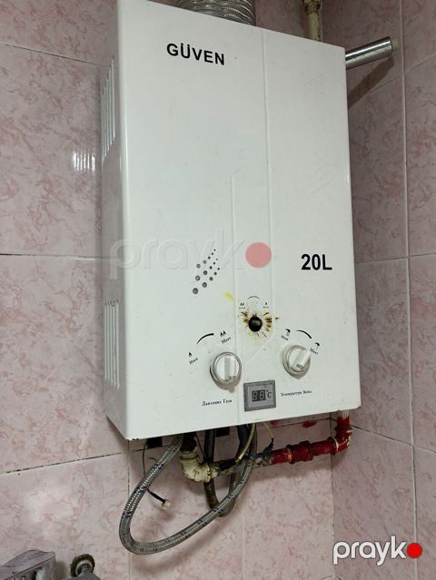Güven 20L qazla işləyən su qızdırıcısı - Tutum: 20 litr işlək — Bakı