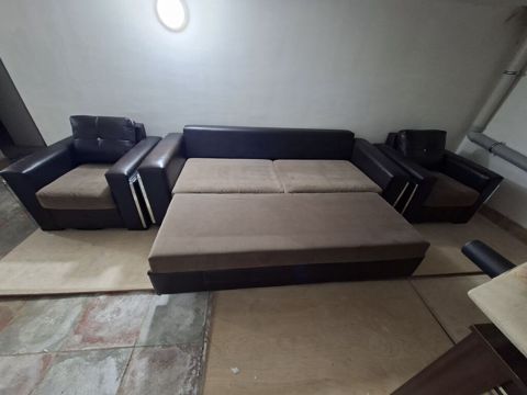 İşlənmiş, Divan-kravat, 2 kreslo, Açılan — Xırdalan