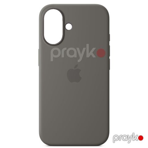 Qoruyucu örtük Apple iPhone 16 Silicone Case W/MagSafe Stone Gray MYY33ZM/A — Bakı