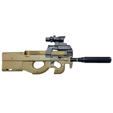 FN P90 Shengye SY509C Electric Toy Gun Brown&Black — Bakı