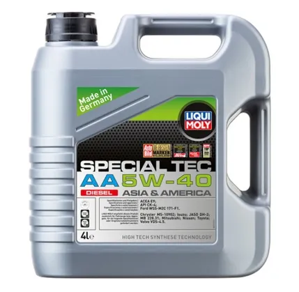 Avtomobil mühərrik yağı Liqui Moly Special Tec AA 5W-40 Diesel 4L (21331) — Bakı