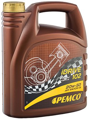 Mühərrik yağı Pemco Idrive 102 SAE 20W-50 4L Special — Bakı