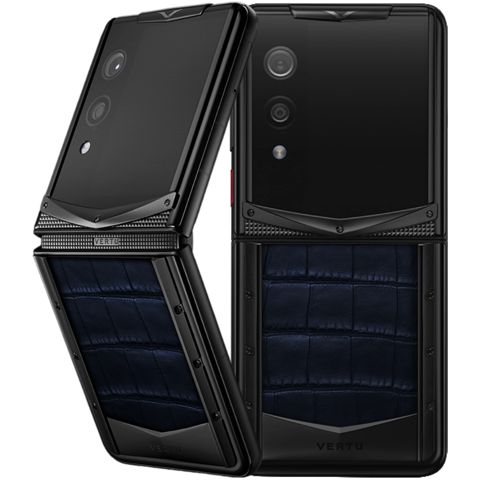 Vertu Quantum Flip Alligator 16 GB / 1 TB Navy Blue — Bakı