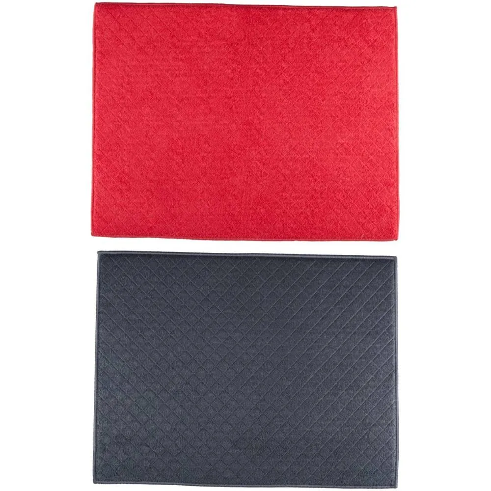 Təmizlik bezi Dirt Devil Dish Drying Mat 39x51 sm Red/Black — Goods