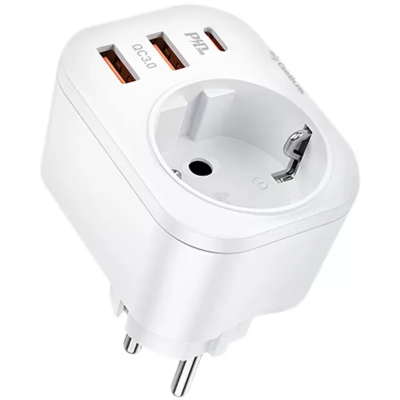 Adapter Gelius Moxie GP-HC050 2USB QC3.0 + Type-C (PD20W) — Ağıllı ev