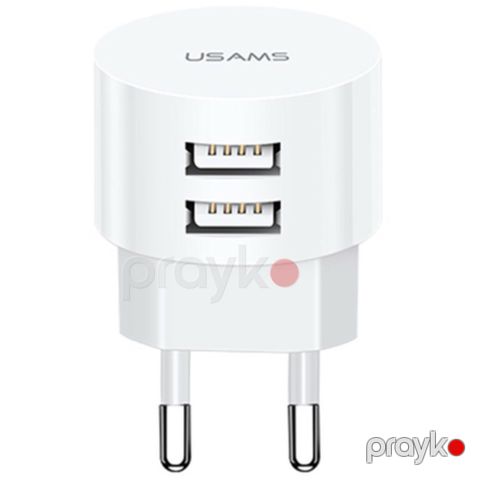 Adapter Usams T20 + U35 MicroUSB White XTXLOGT18MC05 — Bakı