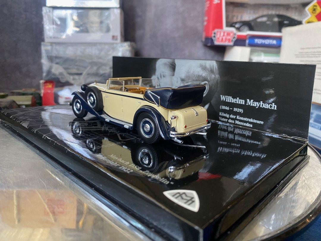 Коллекционная модель Maybach Zeppelin DS8 convertible bige 1932 — Kolleksiyalar, Bakı (12)