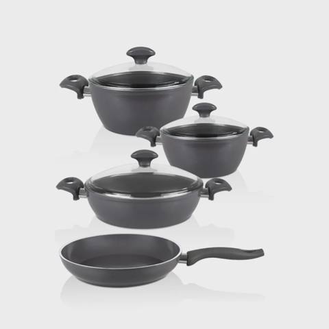 Tava qazan dəsti Falez Serafit ceramic 7 parça (8699996631620) — Cookware