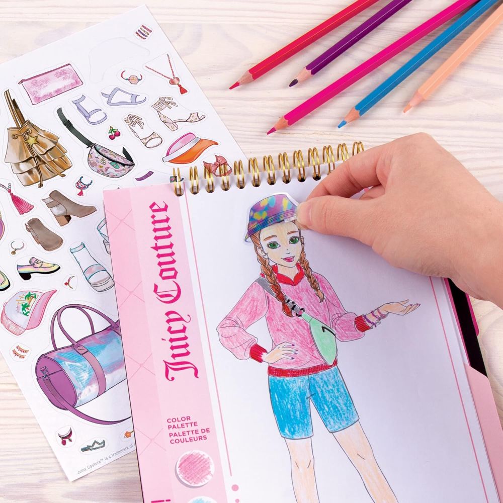 Bloknot Make It Real Juiicy Couture Fashion Design Sketchbook 4426MR / 695929044268 — Mallar, Bakı (3)