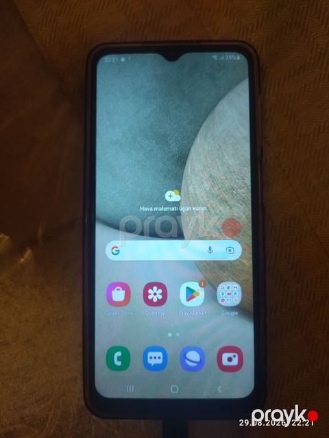 Samsung Galaxy A12, 128 GB, rəng - Göy, Barmaq izi, İki sim kartlı
