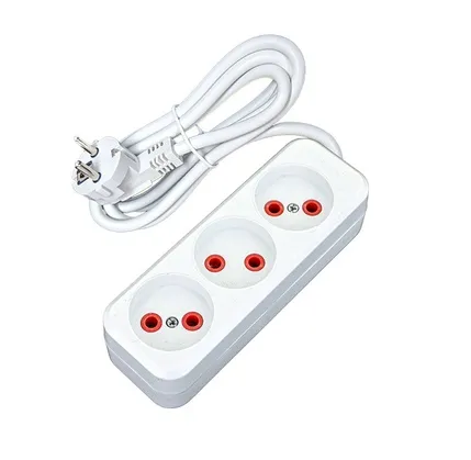 Elektrik uzadıcı Ay-ka Power Strip 3MX2M Whıte (310.02)
