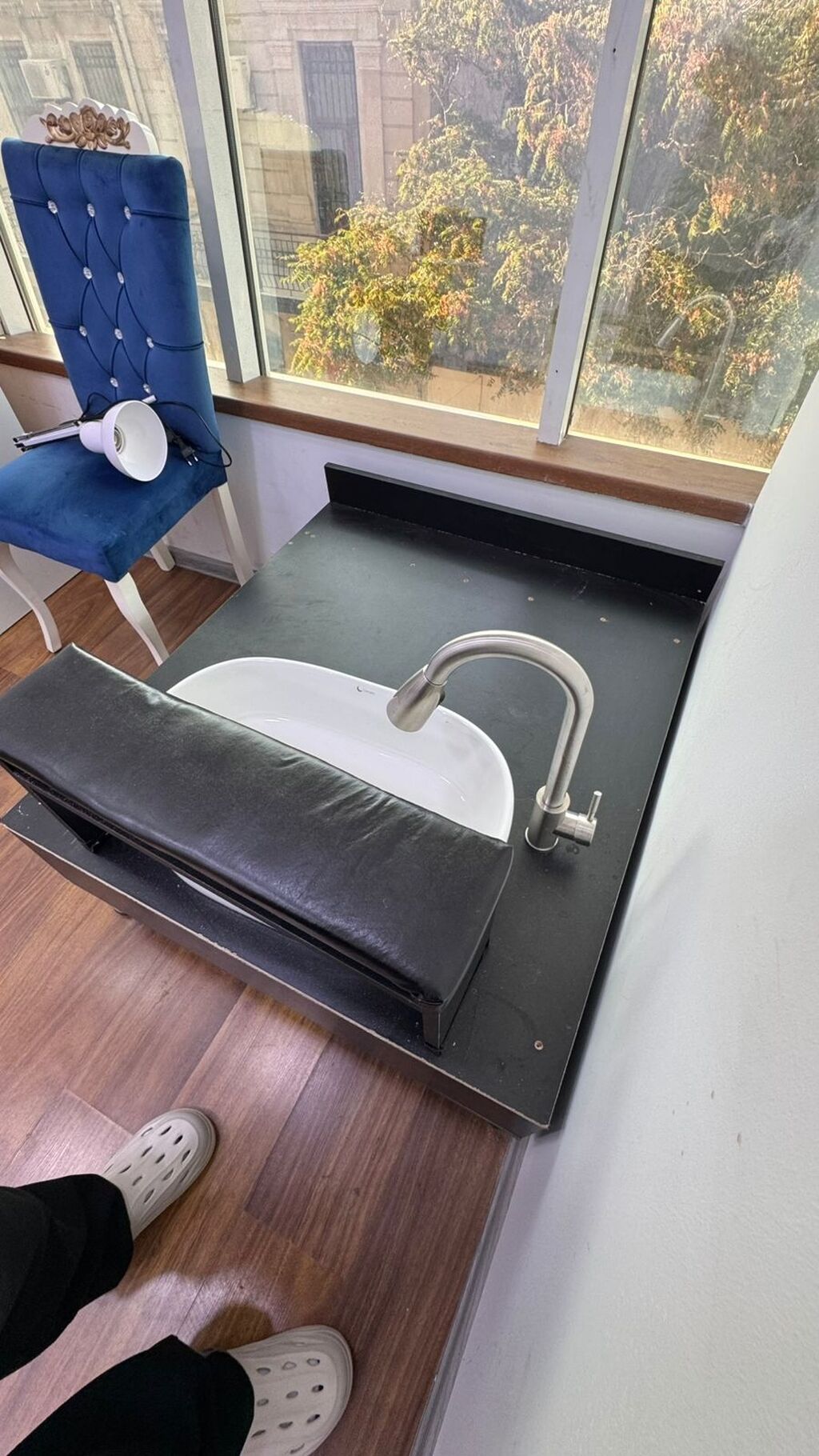 Pedikür yuma platforması – salon üçün - Konstruksiya: möhkəm — Mebel, Bakı (5)