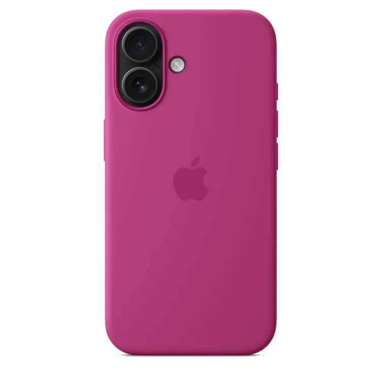 Çexol Apple iPhone 16 Silicone Case with MagSafe - Fuchsia (MYY53ZM/A) — Bakı