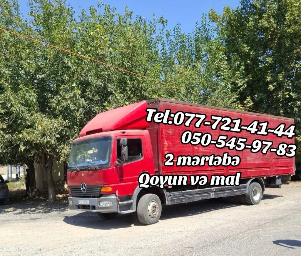 Yükdaşıma xidməti – Mercedes-Benz Atego maşını ilə - Daşıma növü — Xidmətlər, Bərdə