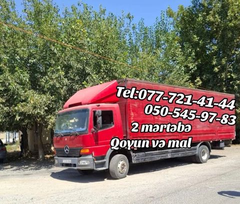 Yükdaşıma xidməti – Mercedes-Benz Atego maşını ilə - Daşıma növü — Bərdə