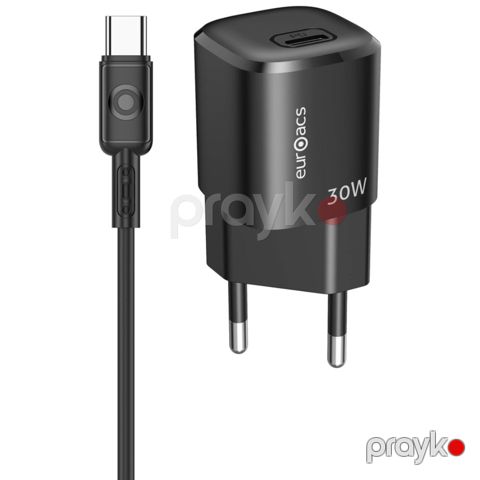 Adapter Euroacs PD 30W USB Type-C EU-MG656 ACHRHM390300 — Bakı