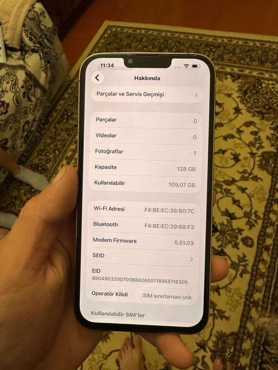 Apple iPhone 13 Pro Max Gold 128GB/6GB — Smartfonlar, Bakı (6)