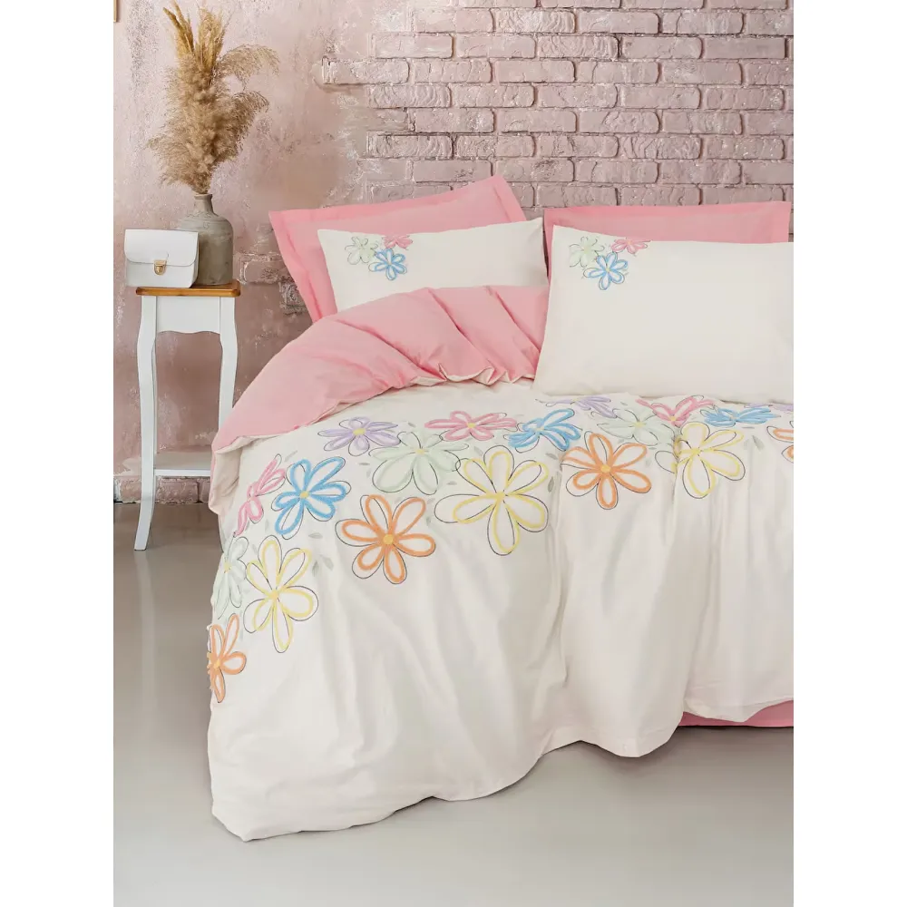 Yataq dəsti Cotton Box Puff, iki nəfərlik, Bellis (8680108083727) — Постельное белье