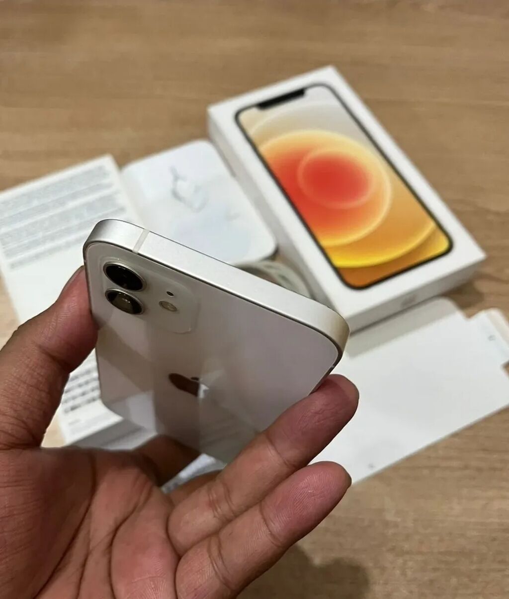 IPhone 12, 128 GB, Ağ, Zəmanət, Kredit, Simsiz şarj — Apple iPhone, Bakı (5)