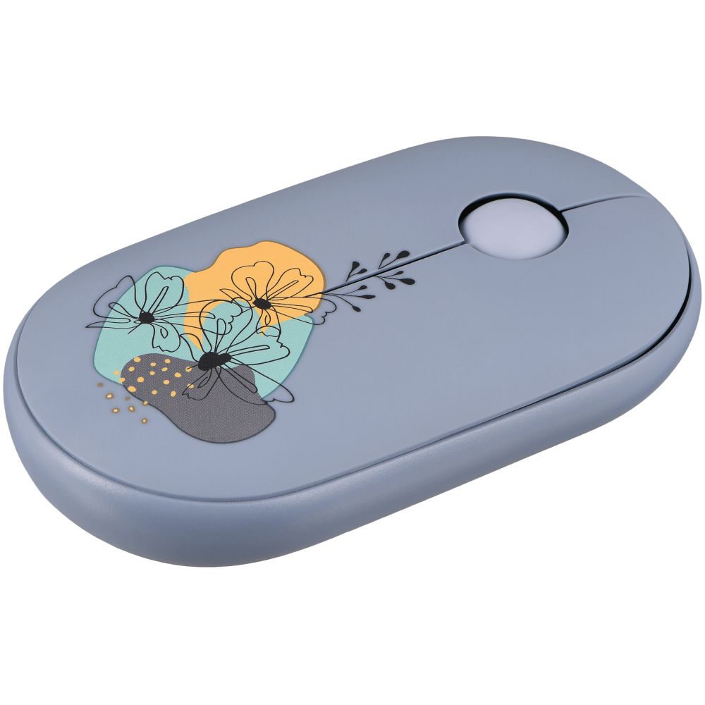Mouse 2E MF300 Silent 2E-MF300WFLORABL Blue — Klaviaturalar və siçanlar, Bakı (3)