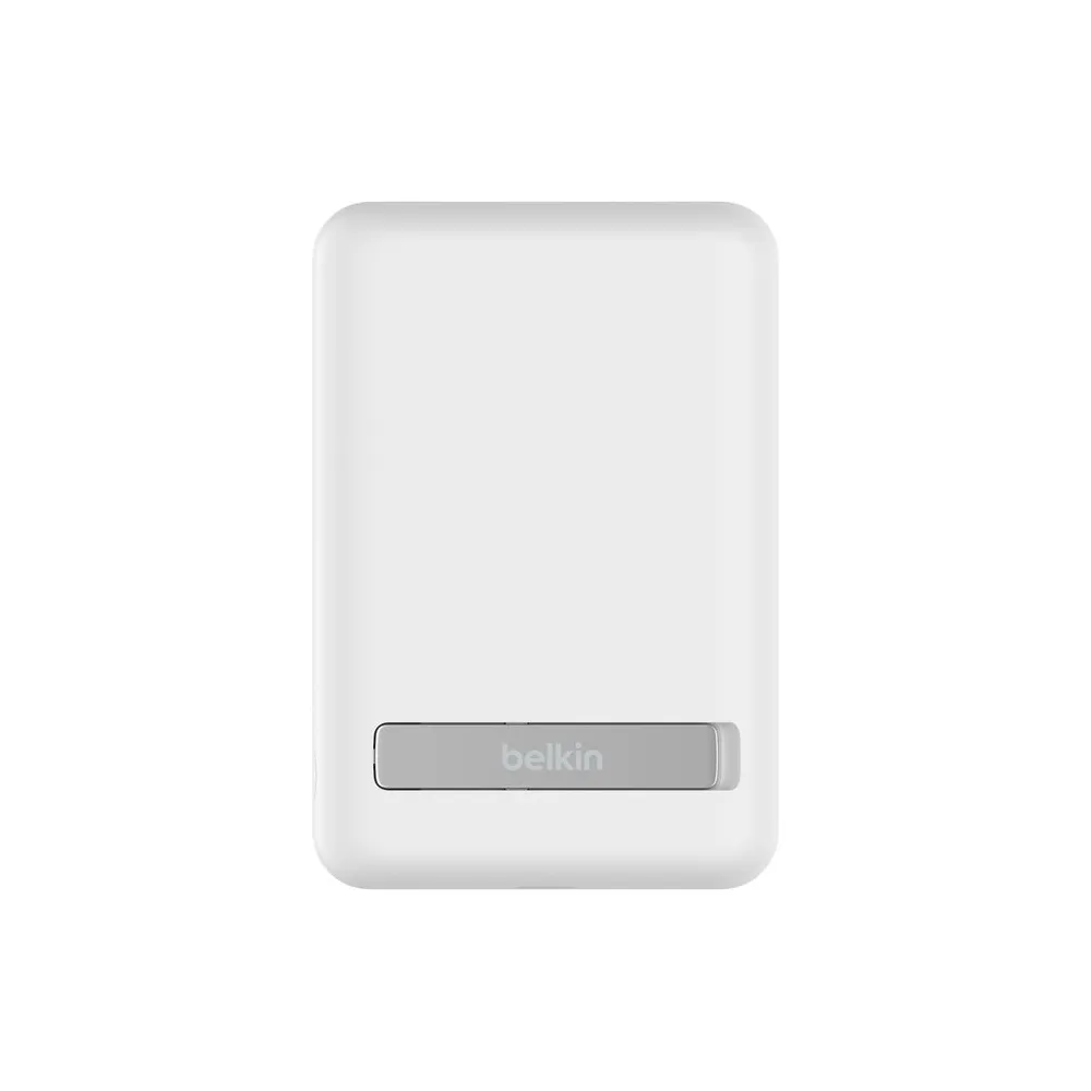 Power Bank Belkin BoostCharge Magnetic Wireless, 5000 mAh + Stand, ağ (BPD004BTWT) — Smart home