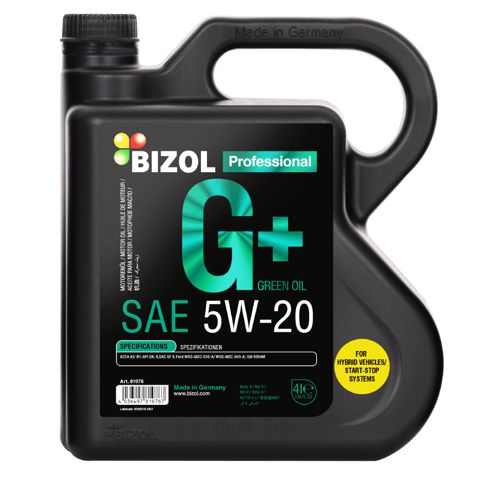 Mühərrik yağı Bizol Green Oil 5W-20 4 lt — Bakı