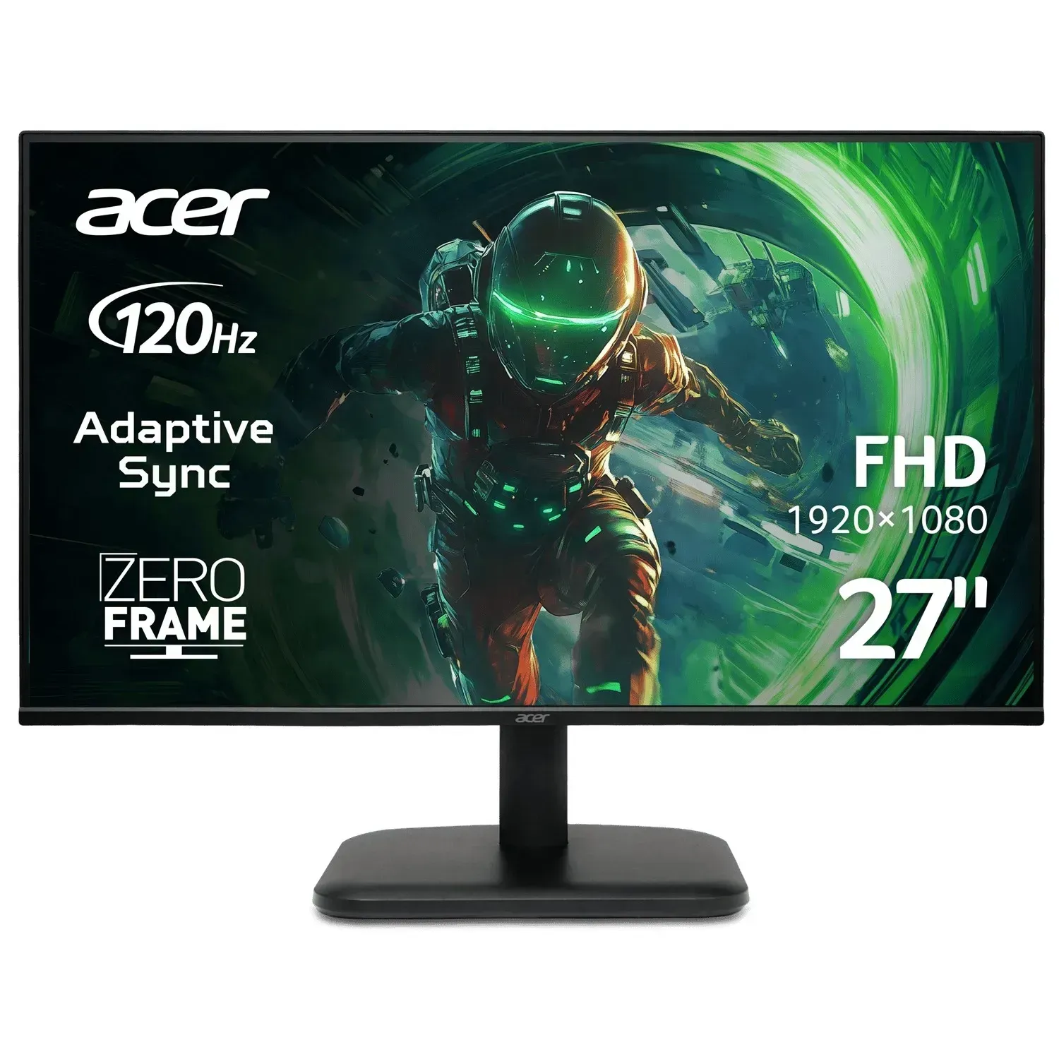 Monitor Acer EK271Gbi /27- inch/ FHD ZeroFrame IPS 120HZ 16:9 1MS(VRB) 250NİTS VGA HDMI Freesync EU/ Black (UM.HE1EE.G01) — Bakı