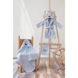Uşaq hamam seti Cotton Box Bear Mavi 0-2 yaş — Mallar