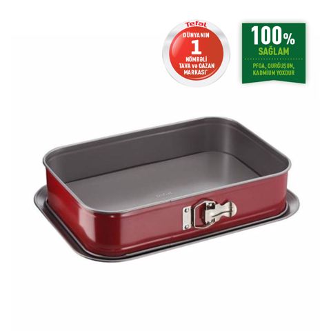 Keks qabı Tefal DeliBake Dördbucaqlı Kilidli 36 sm x 24 sm (2100104743) — Bakı
