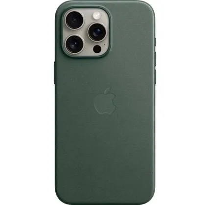 Çexol Apple iPhone 15 Pro FineWoven Case with MagSafe Evergreen (MT4U3ZM/A) — Bakı