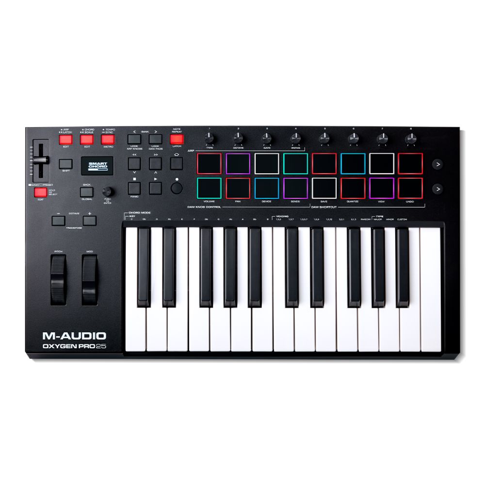MIDI-klaviatura M-Audio Oxygen Pro 25 — Musiqiə alətləri, Bakı (3)