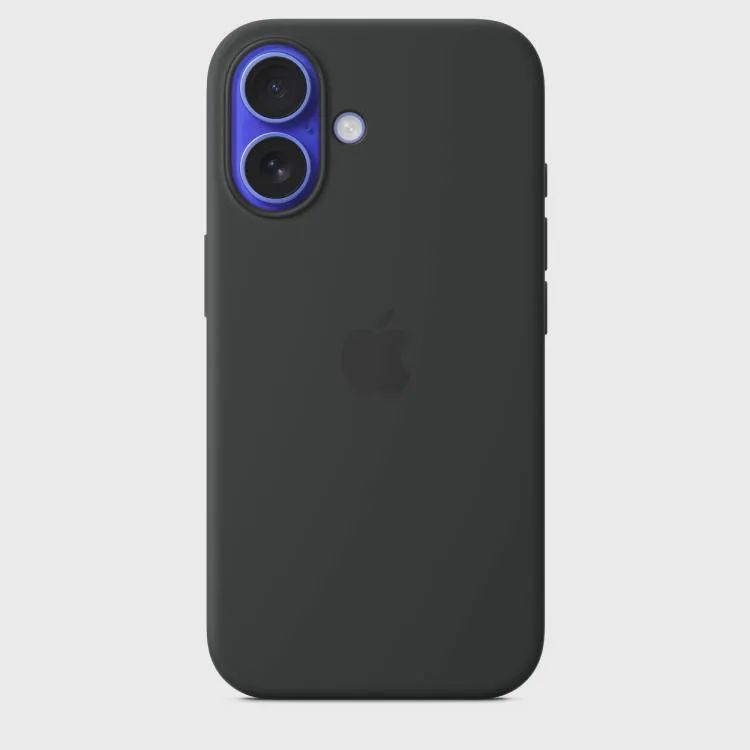 Çexol Apple iPhone 16 Silicone Case with MagSafe - Black (MYY13ZM/A) — Çexollər, Bakı