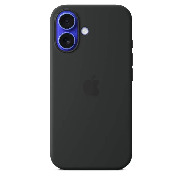 Çexol Apple iPhone 16 Silicone Case with MagSafe - Black (MYY13ZM/A) — Bakı
