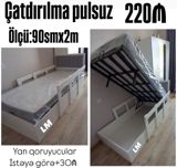 Yataq çərçivəsi və çarpayı sistemi - Ölçü: 90 sm x 2 m - Qiymət: 220 — mebel_divan_sifarisle_ugur — Çarpayılar