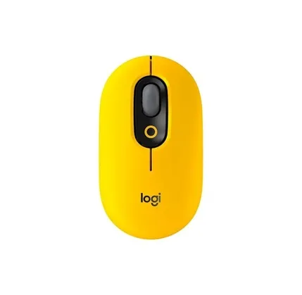 Simsiz kompüter siçanı Logitech Pop with emoji Blast Yellow — Bakı