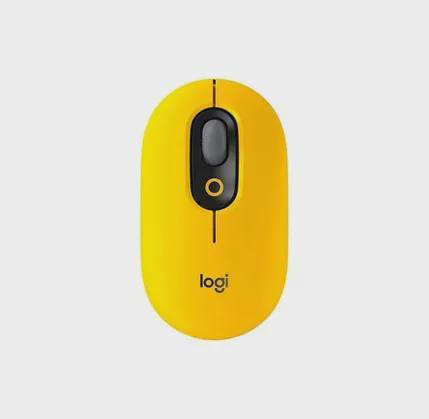 Simsiz kompüter siçanı Logitech Pop with emoji Blast Yellow — Baku Electronics — Computers & Laptops