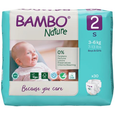 Uşaq bezləri Bambo Nature 2 30 ədəd 100001925210 — Bakı