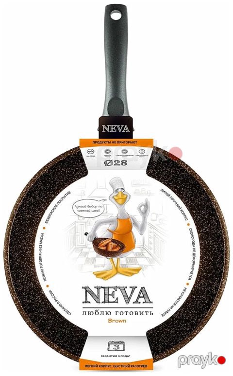 Tava NMP 28 sm Neva Granite Brown (NGB128) — Bakı