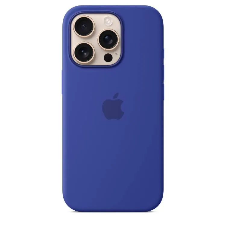 Çexol Apple iPhone 16 Pro Silicone Case with MagSafe - Ultramarine (MYYP3ZM/A) — Bakı