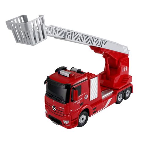 Oyuncaq avtomobil Rastar 1:24 Mercedes-Benz Antos Fire Engine & Rescue Car 2 in 1 6930751314887 — Bakı